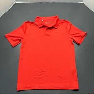 Under Armour Heatgear Polo Shirt Kids Sz Youth Large Orange